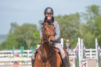 Sarah Jo Cumberland Speeds to Glory in the to win the Equissage Pulse Senior British Novice Second Round at Willow Banks Sarah Jo Cumberland Speeds to Glory in the to win the Equissage Pulse Senior British Novice Second Round at Willow Banks